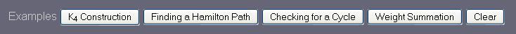 Buttons to run examples in Graphling