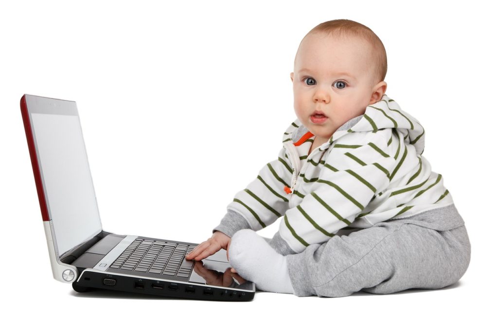Baby at Computer