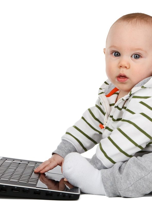 Baby at Computer